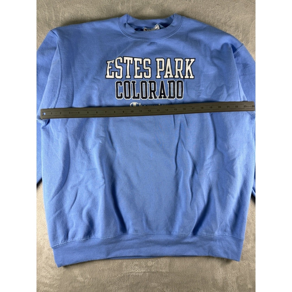 Champion XL Estes Park Colorado Crew Neck – Vibrant Blue Colorway (read desc.) - Picture 8 of 15